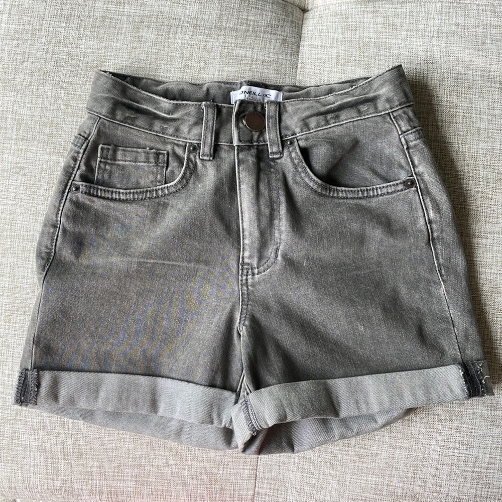 NWT O’Neill grey denim shorts